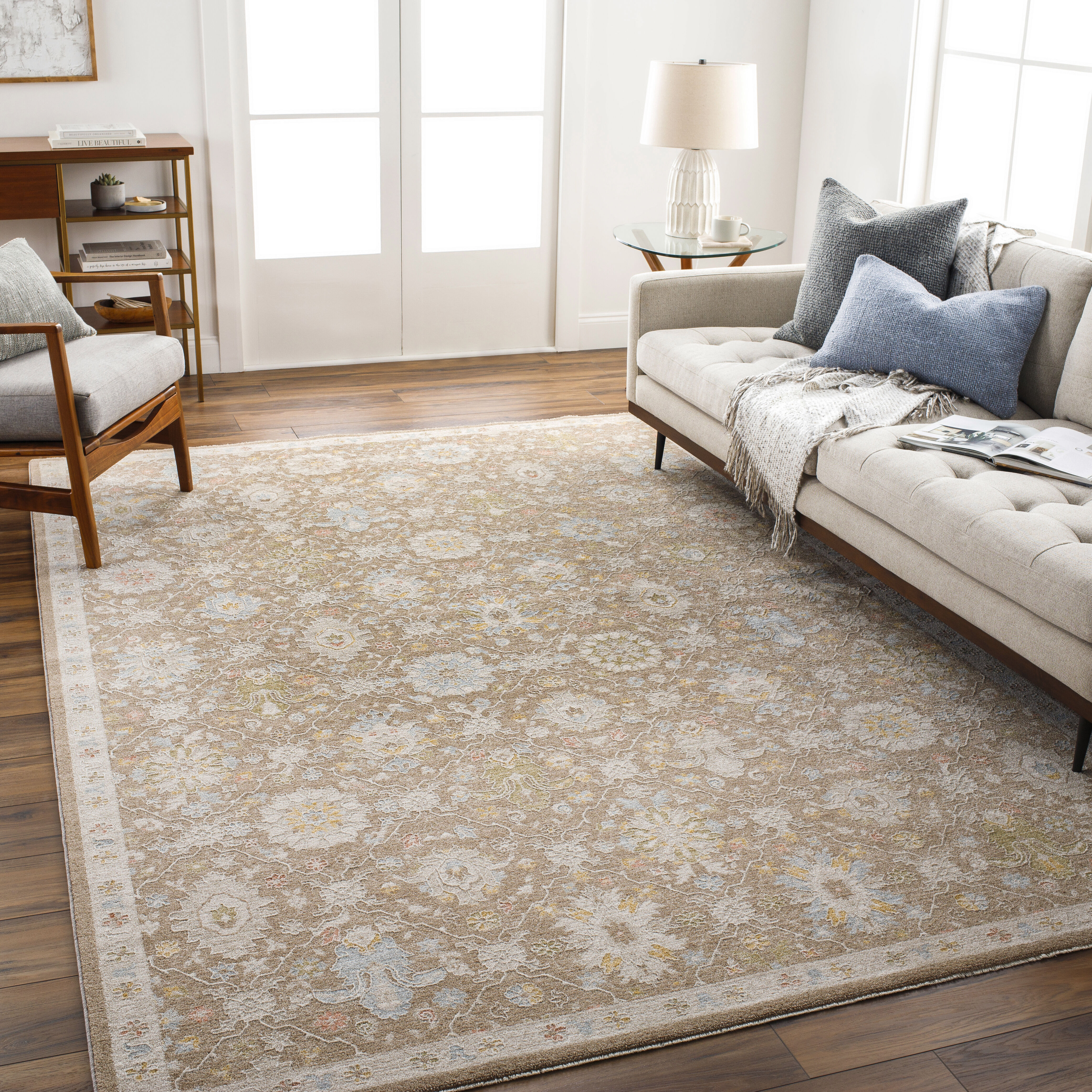 Avant Garde 123 X 94 inch Taupe Rug, Rectangle