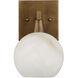 Bombelles 1 Light 6 inch Antique Brass Bath Wall Sconce Wall Light