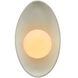 Ambiance LED 7.5 inch White Crackle Wall Sconce Wall Light