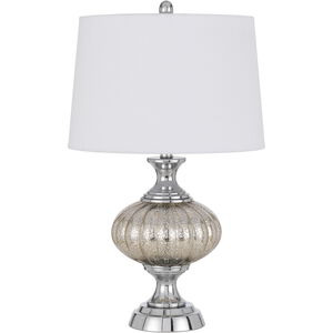 Ossona 26.5 inch 150.00 watt Chrome Table Lamp Portable Light
