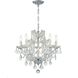 Maria Theresa 6 Light 20 inch Polished Chrome Chandelier Ceiling Light in Clear Hand Cut