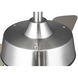 Drift 32 inch Brushed Nickel with Silver/Driftwood Blades Ceiling Fan
