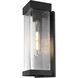 Swain 1 Light 16 inch Black Outdoor Wall Sconce