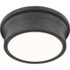 Bentley LED 12 inch Matte Black Flush Mount Ceiling Light