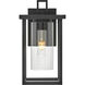 Mateo LED 13 inch Black Outdoor Wall Mount