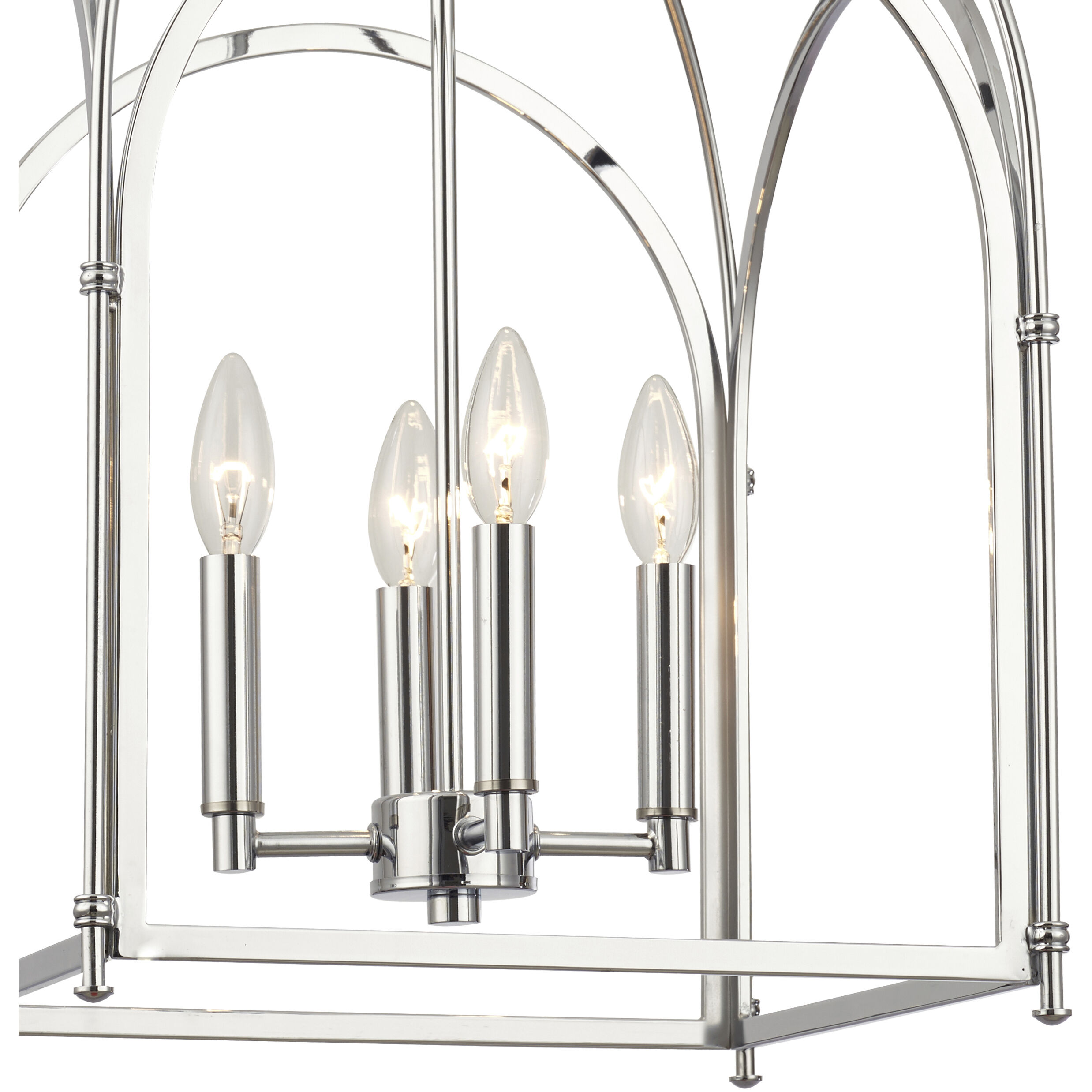 Dekalb 4 Light 14 inch Chrome Pendant Ceiling Light