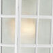 Brentwood 1 Light 14 inch White Outdoor Wall Sconce