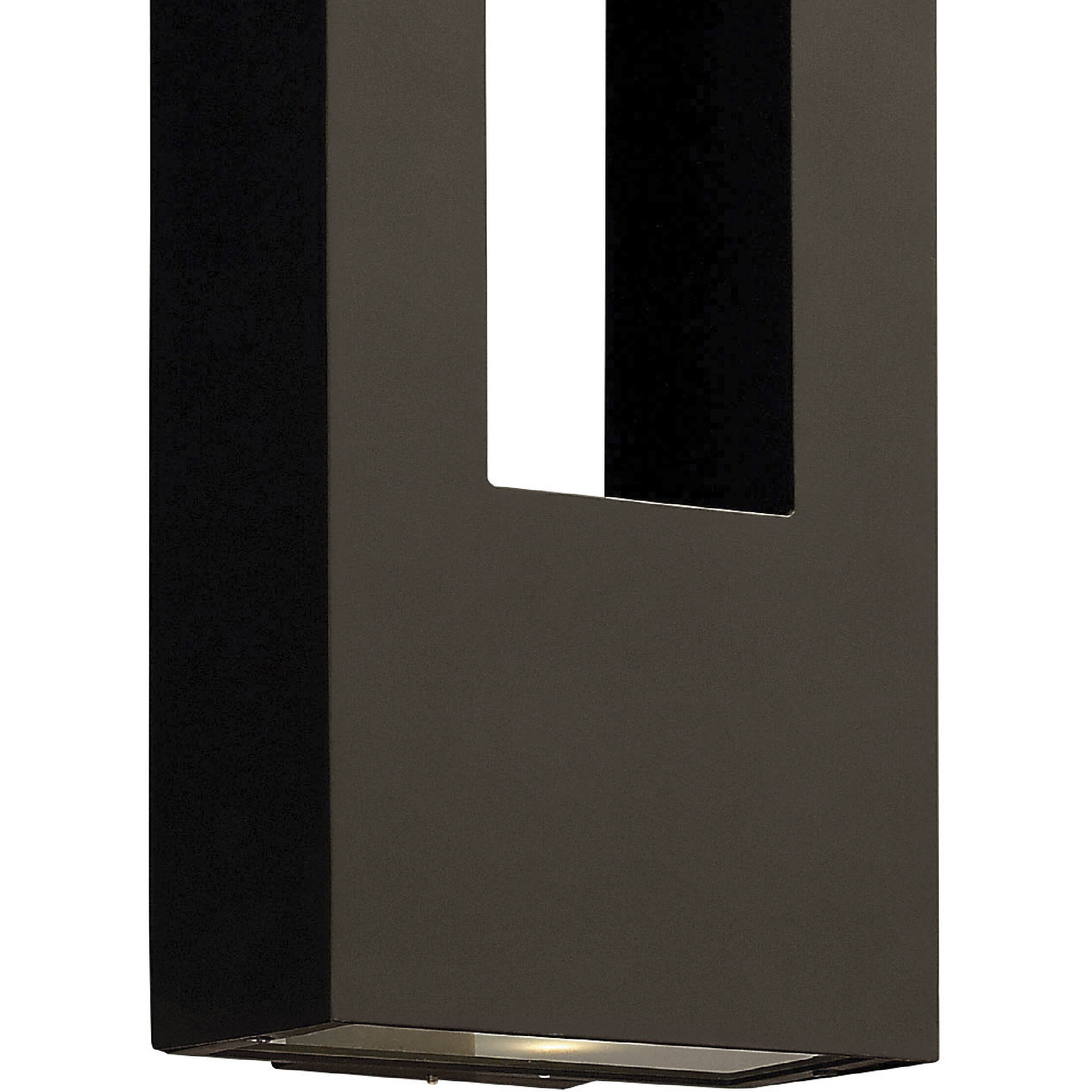 Atlantis LED 24 inch Bronze Outdoor Wall Mount Lantern, Large