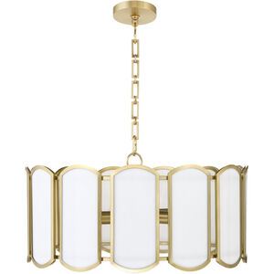 Belleview 5 Light 25 inch Aged Brass Pendant Ceiling Light