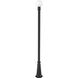 Laurent 1 Light 105.5 inch Black Outdoor Post Mounted Fixture