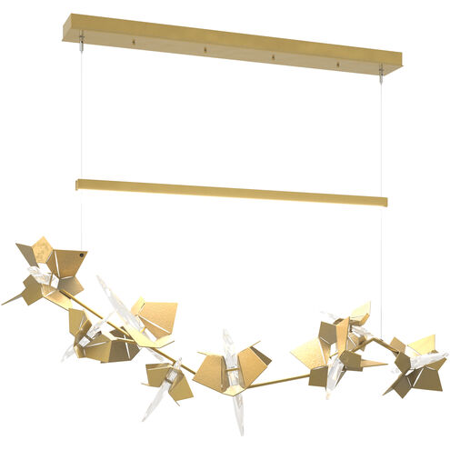 Belladonna LED 20 inch Modern Brass Pendant Ceiling Light