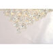 Canada 20 Light 44 inch Chrome Chandelier Ceiling Light