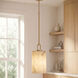 Gianna 1 Light 8 inch Bronze Gold Mini Pendant Ceiling Light