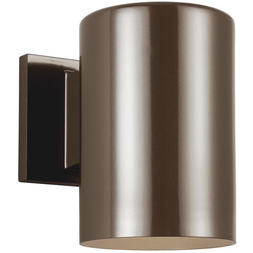 Outdoor Cylinders LED 7.25 inch Bronze Outdoor Wall Lantern