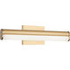 Junction LED 18 inch Aged Gold Brass Wall Sconce Wall Light
