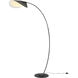 Canada 72 inch 100.00 watt Matte Black Floor Lamp Portable Light
