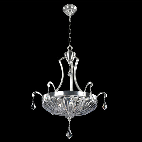 Orecchini 3 Light 22 inch Two Tone Silver Pendant Ceiling Light