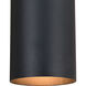 Chiasso LED 20 inch Textured Black Outdoor Wall