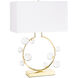 Bijou 27.75 inch 150.00 watt Clear Table Lamp Portable Light, Ring