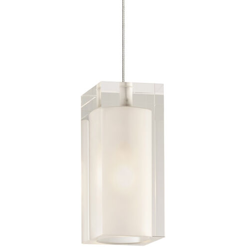 Sean Lavin Solitude 1 Light 12 Satin Nickel Low-Voltage Pendant Ceiling Light in Halogen, FreeJack