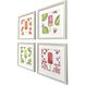 Fruity Popsicles Multi and White and Red and Orange Framed Art, Propac