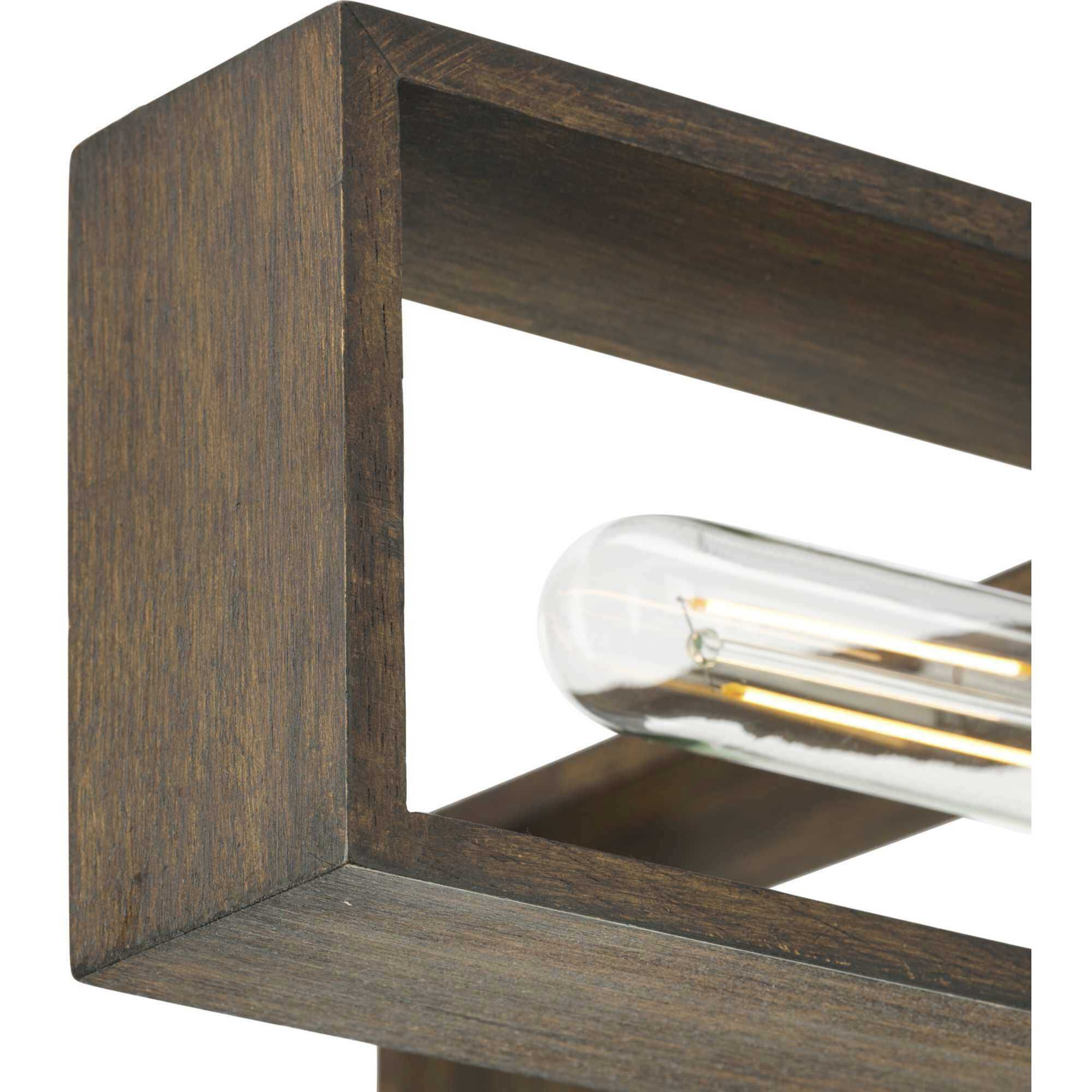 Boundary 4 Light 24 inch Matte Black Semi-Flush Mount Ceiling Light, Design Series