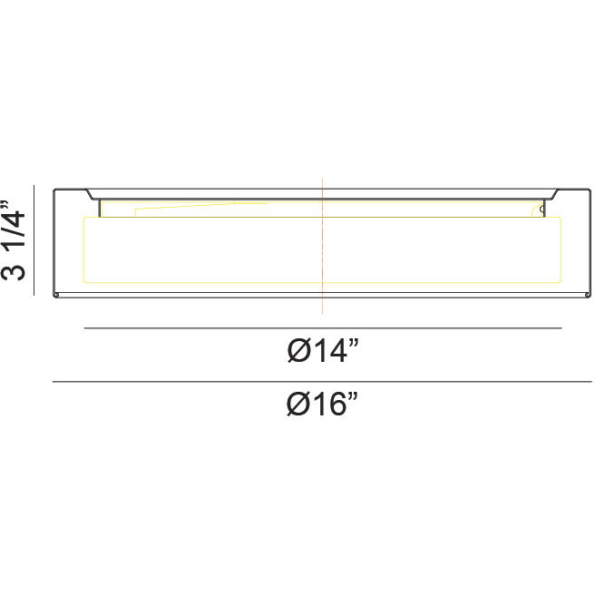 Ezra LED 16 inch White Flush Mount Ceiling Light