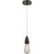 Fairchild Bare Bulb 1 Light 2 inch Oil Rubbed Bronze Mini Pendant Ceiling Light in White, Fairchild