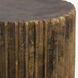 Peaks 20 X 14 inch Oxidized Antique Gold Accent Table
