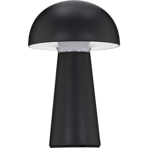 Darla 8.63 inch 2 watt Black Rechargeable Table Lamp Portable Light