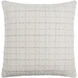 Greenville 20 X 20 inch Light Silver/Silver Accent Pillow