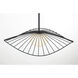 Langley 1 Light 24 inch Dark Matte Black Pendant Ceiling Light