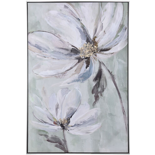 White Flowers White Wall Art