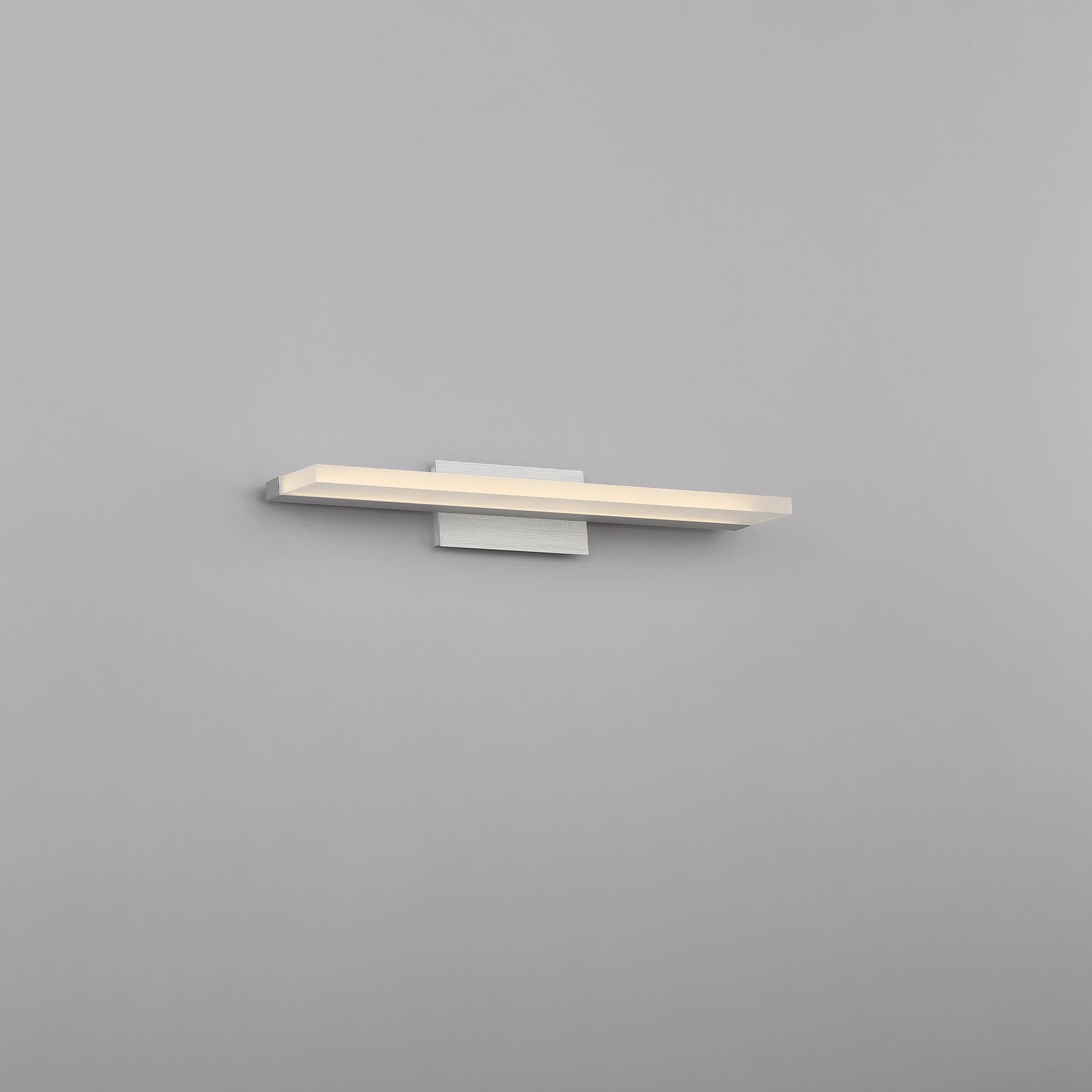 Level LED 19 inch Brushed Aluminum Bath Vanity & Wall Light, dweLED