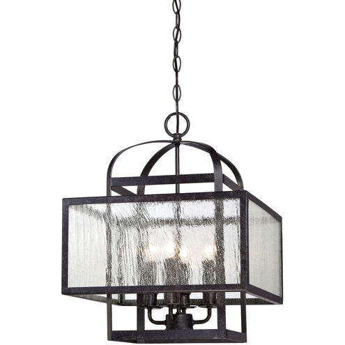 Camden Square 4 Light 16 inch Aged Charcoal Mini Chandelier Ceiling Light