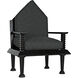 Resurrection Hand-Rubbed Black Occasional Chair