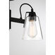 Beckonridge 3 Light 17 inch Coal Semi-Flush Ceiling Light