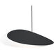 Papillons LED 16 inch Satin Black Pendant Ceiling Light