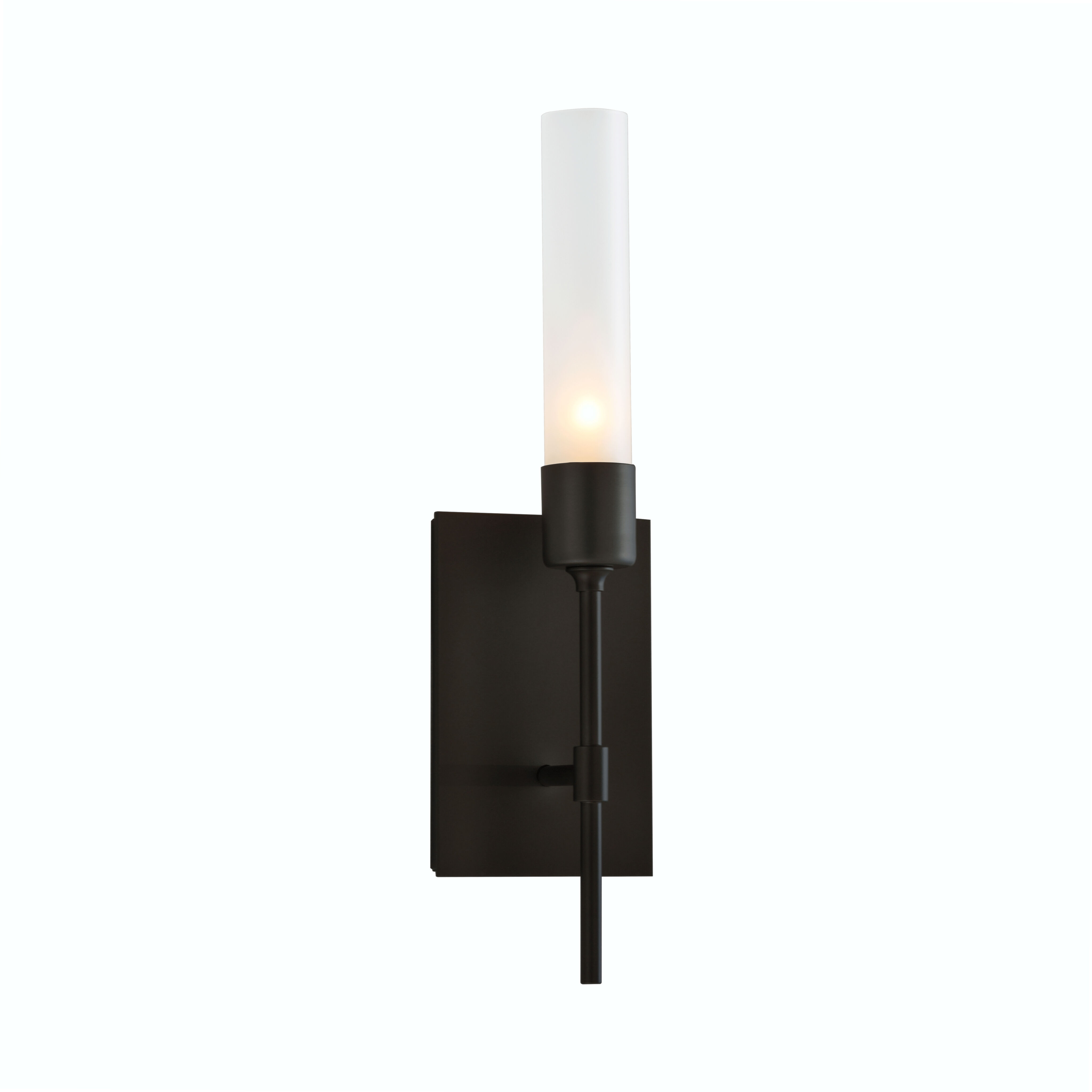 Vela 1 Light 4.5 inch Black ADA Sconce Wall Light