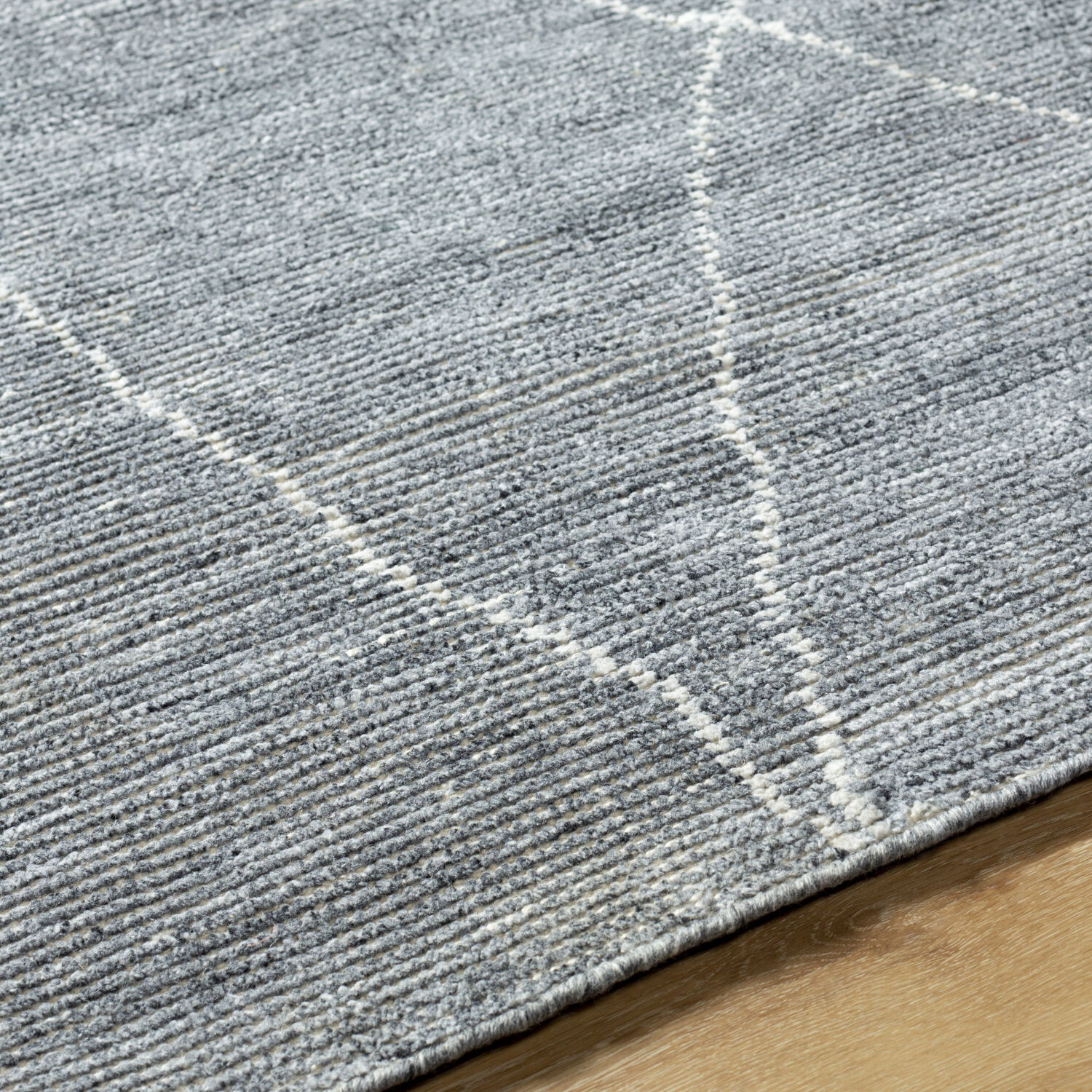 Nalan 120 X 96 inch Charcoal Rug, Rectangle