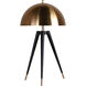 Canada 25 inch 100.00 watt Black/Gold Table Lamp Portable Light