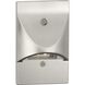 LED Step Lights 120 4.5 watt Brushed Nickel Indoor/Outdoor Step Light, Progress LED