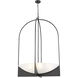 Devon 8 Light 32 inch Matte Black Chandelier Ceiling Light