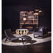Orion 4 Light 38 inch Matte Black Pendant Ceiling Light
