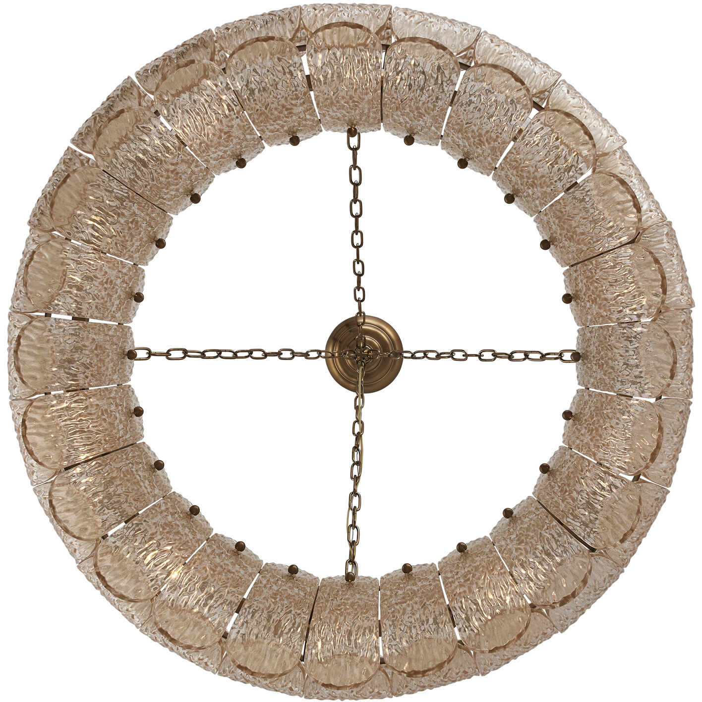 Camellia 10 Light 36 inch Winter Brass Pendant Ceiling Light