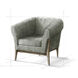 Melrose Harvest Oak with Green Accent Chair