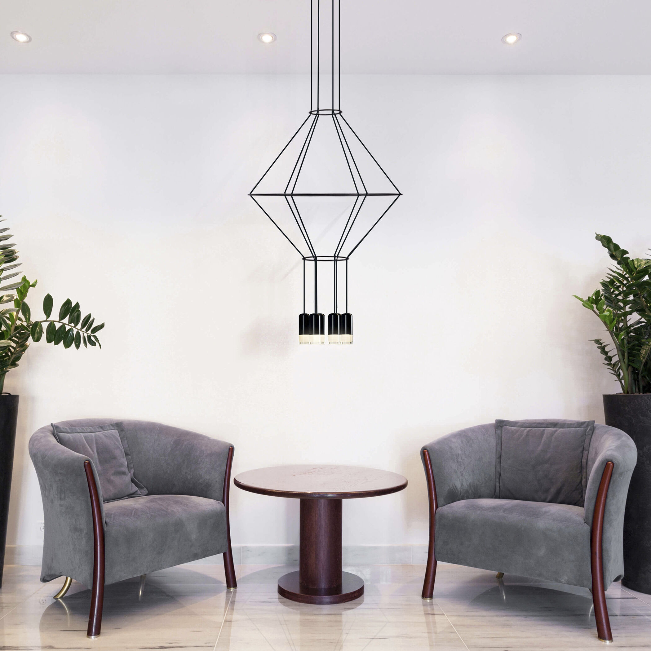 Expression 23.5 inch Black Pendant Ceiling Light