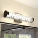 Marseille LED 24 inch Matte Black Bathroom Light Wall Light