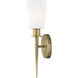 Witten 1 Light 4 inch Antique Brass ADA ADA Wall Sconce Wall Light