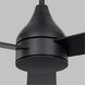 Streaming 60 inch Midnight Black Indoor/Outdoor Smart Ceiling Fan